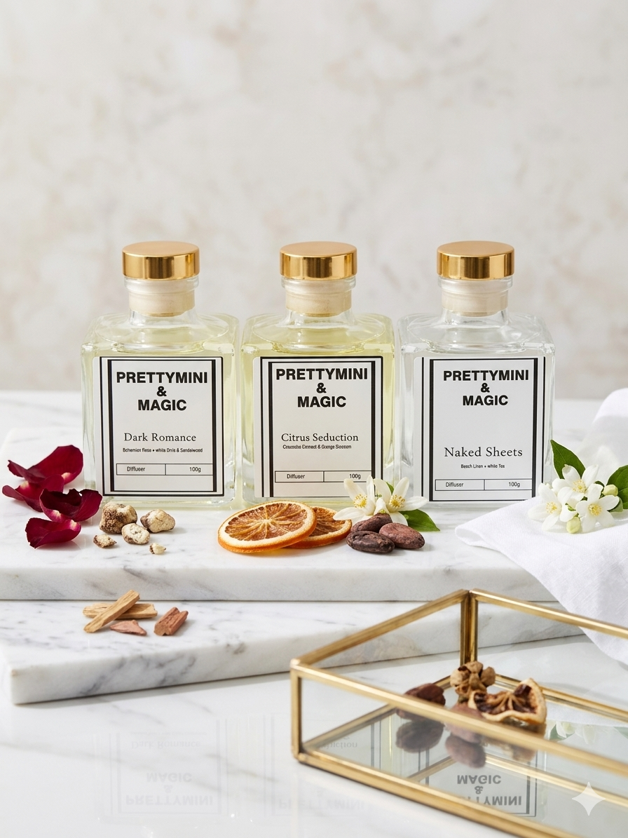 Clear Bottle Reed Diffuser