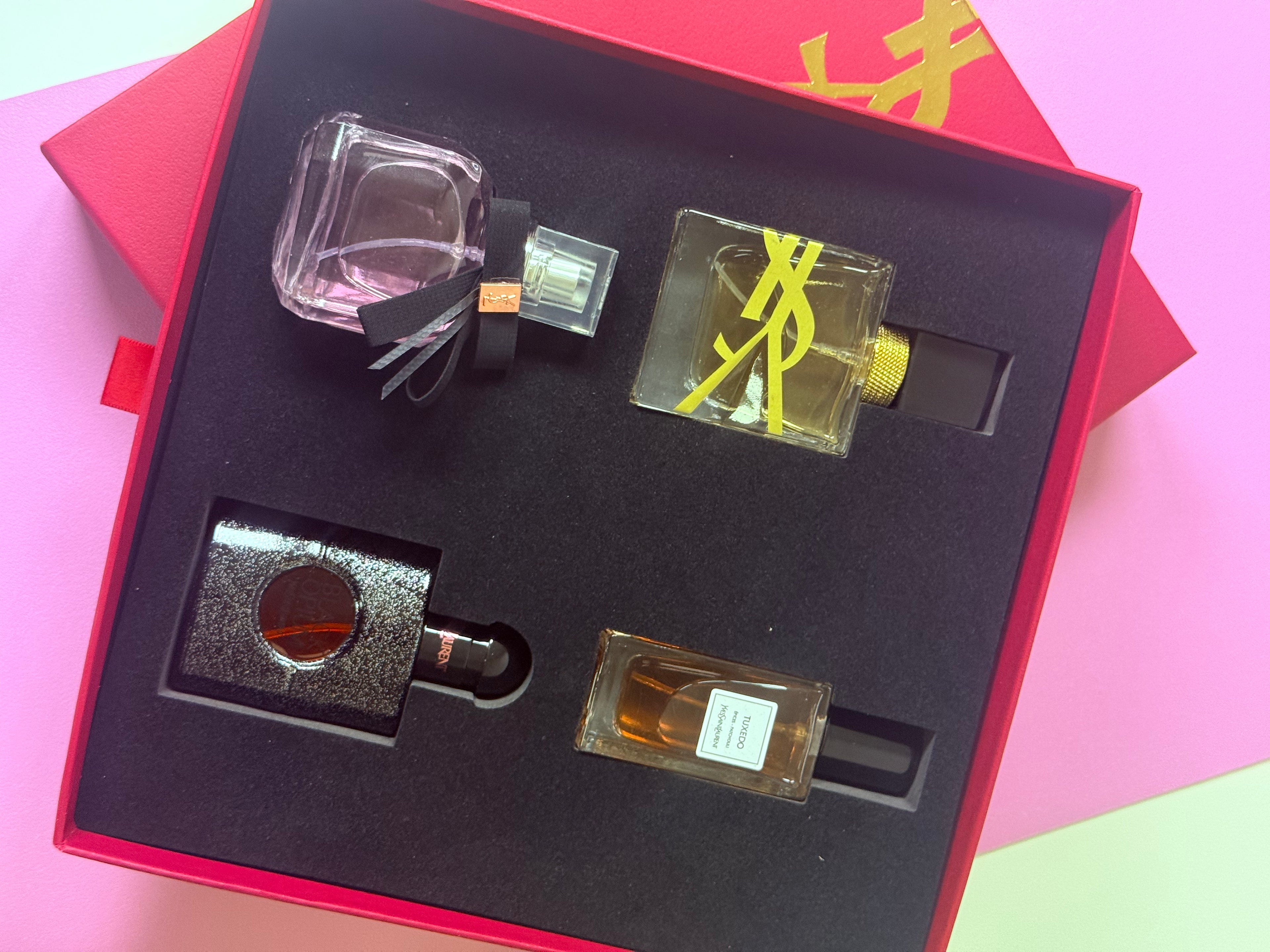 YSL Mini Perfume Gift Set (4-Piece) – Luxury Travel Size Fragrance Collection