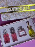 Christian Dior Mini Perfume Gift Set (4-Piece) – Luxury Travel Size Fragrance Collection