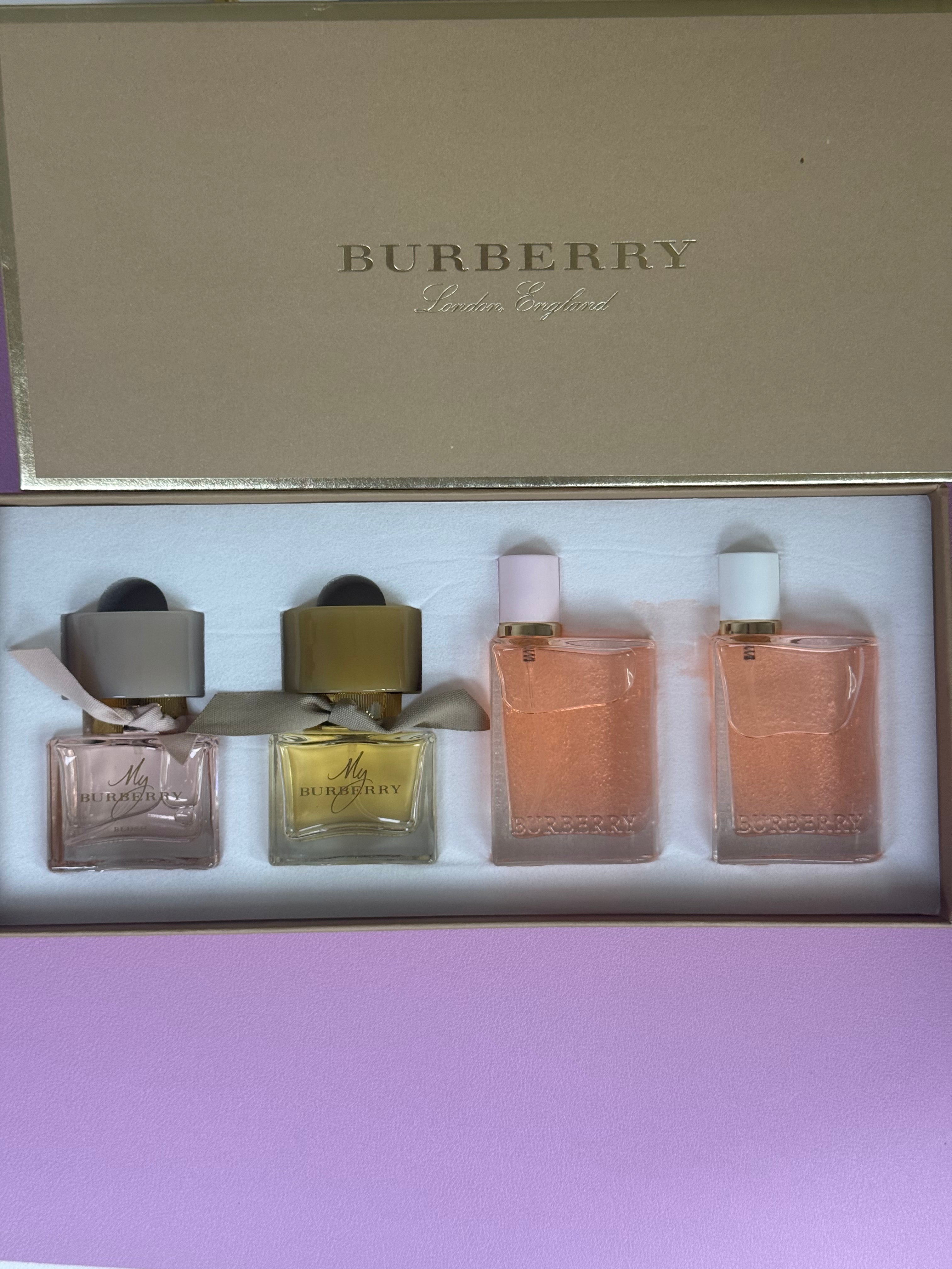 Burberry Mini Perfume Gift Set (4-Piece) – Luxury Travel Size Fragrance Collection