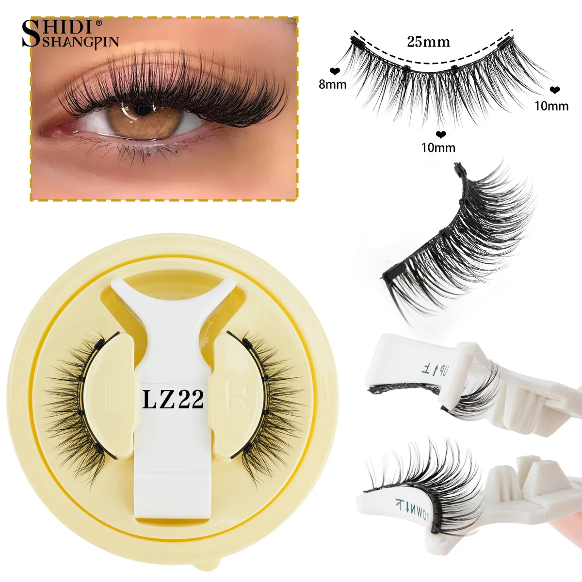 Reusable Magnetic Lash Set