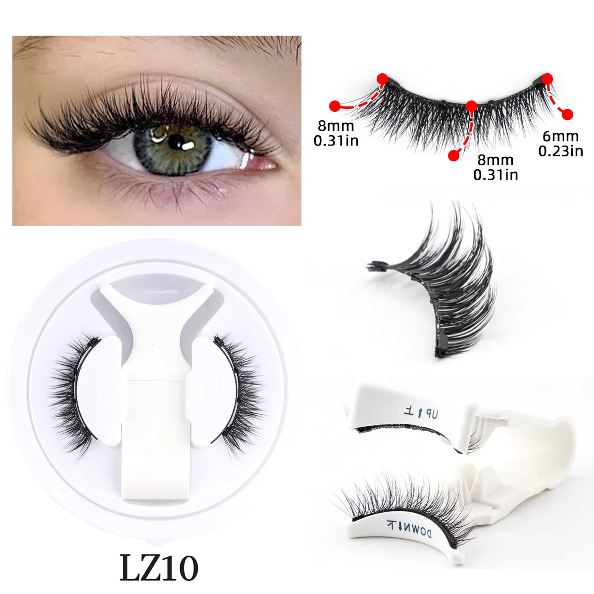 Reusable Magnetic Lash Set