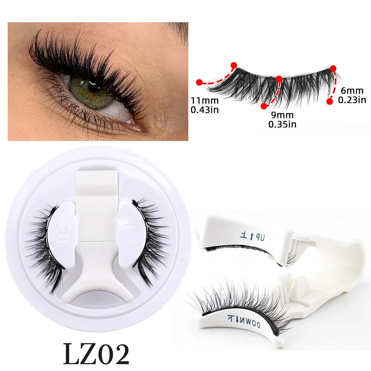 Reusable Magnetic Lash Set