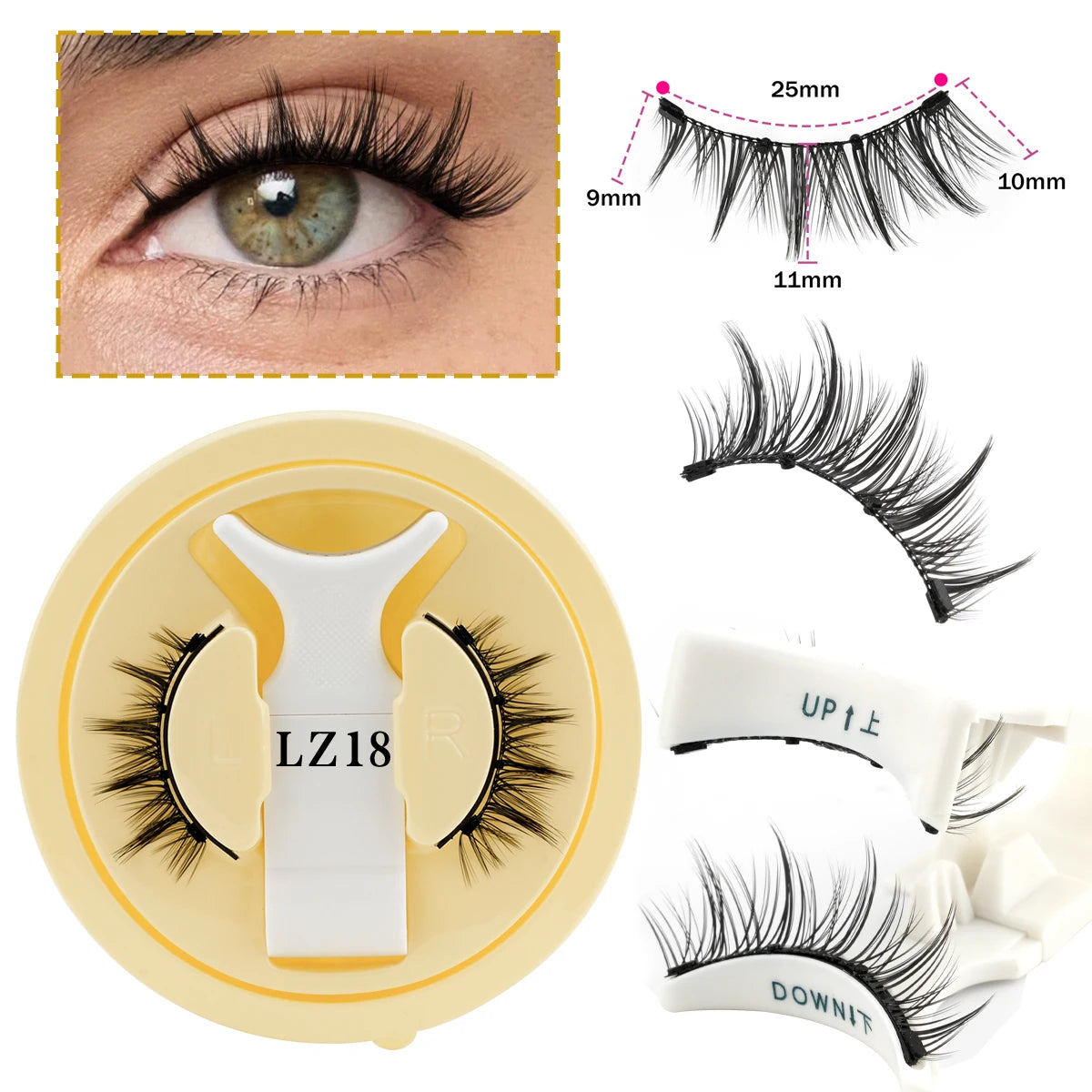 Reusable Magnetic Lash Set