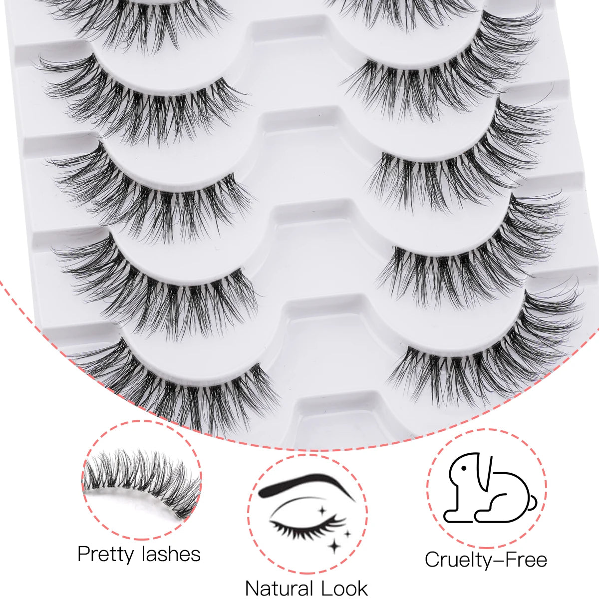 3D Faux Mink Wispy Lashes