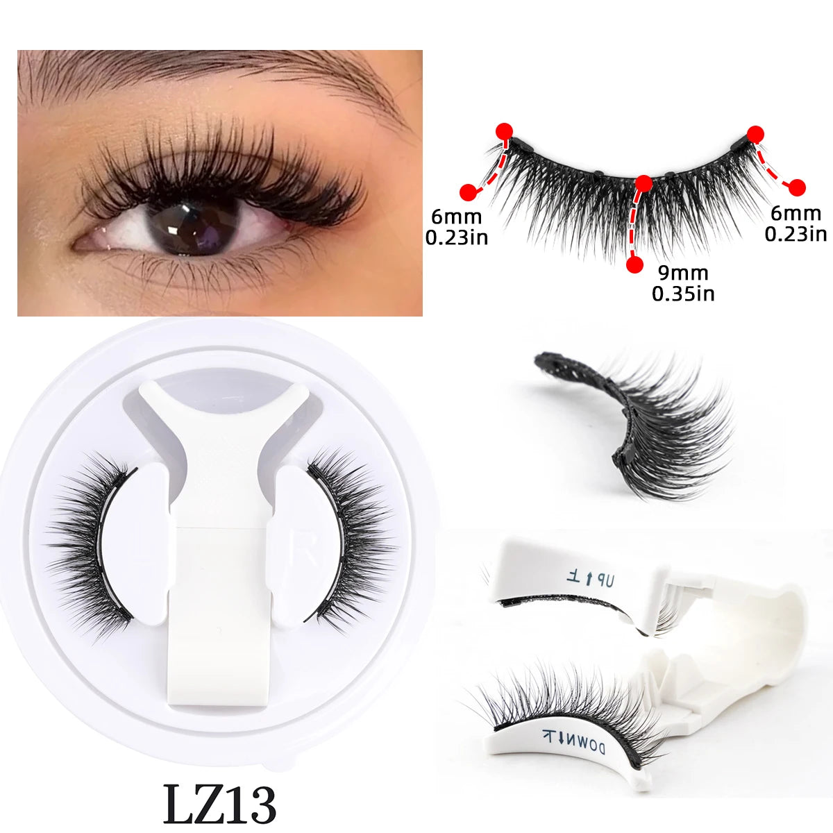 Reusable Magnetic Lash Set